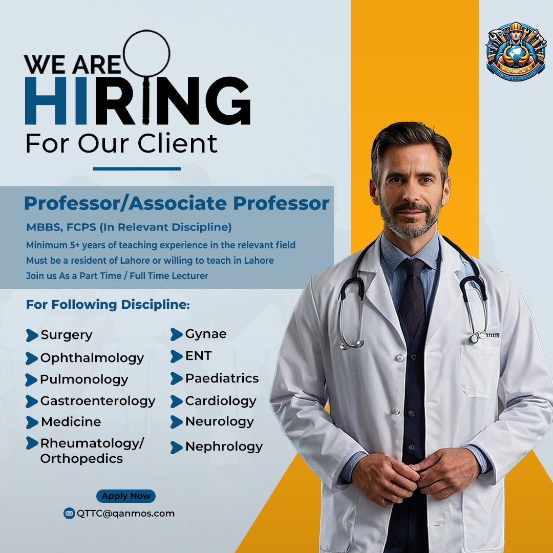 You are currently viewing Medical Professors/Associate Professors